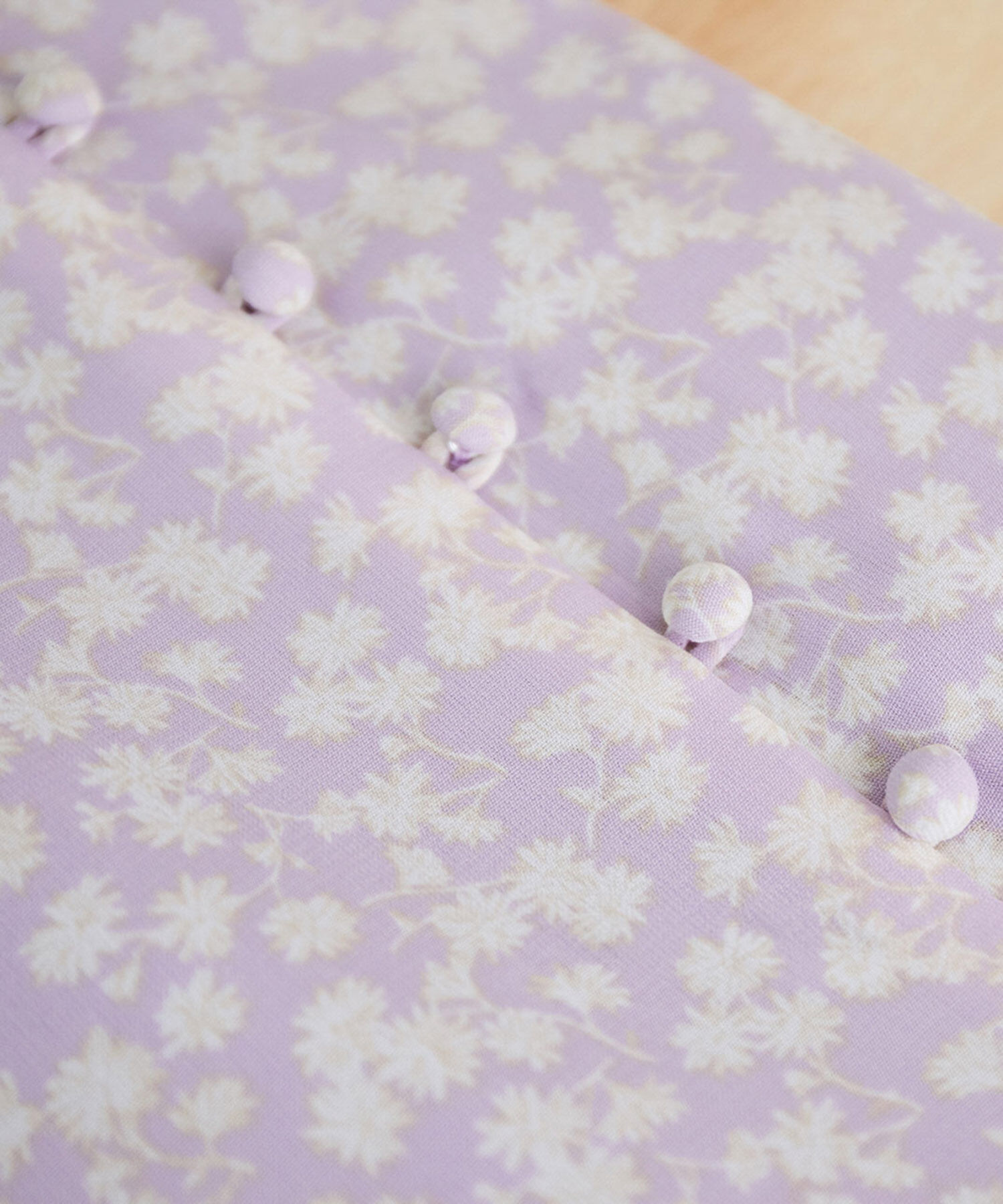 Rope&rsquo;Picnic「フラワープリントくるみ釦ラップスカート」|スカート|