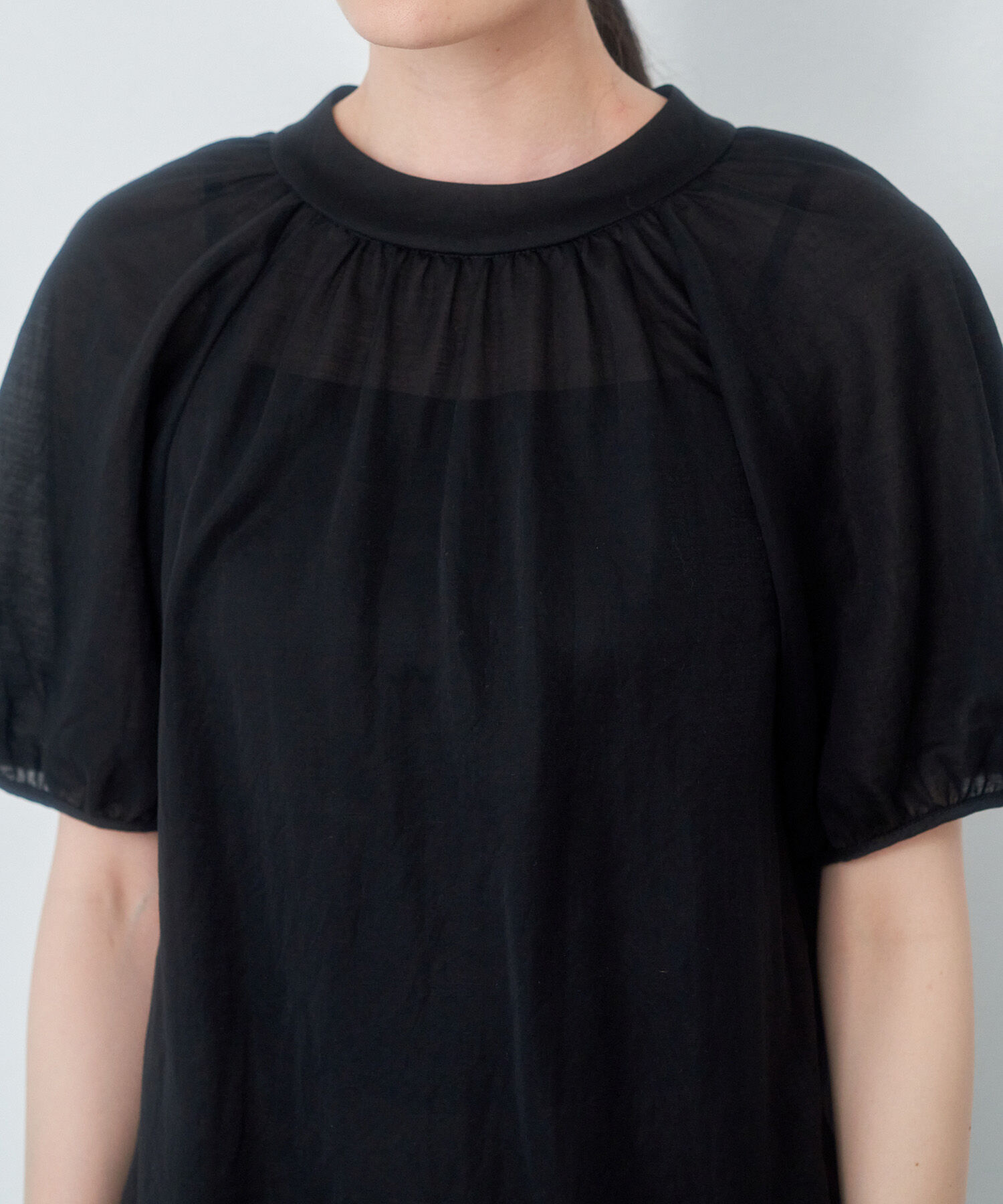 Rope&rsquo;Picnic「【emur】シアープチハイトップス」|シャツ・ブラウス|