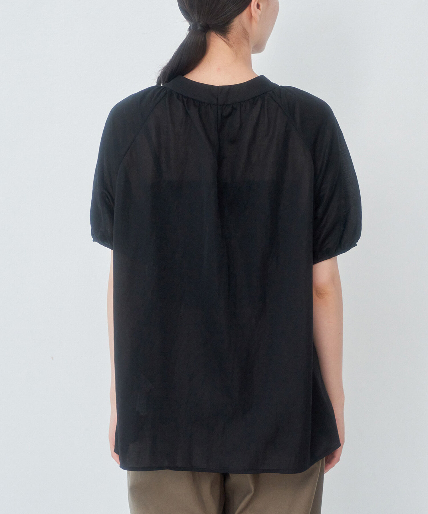 Rope&rsquo;Picnic「【emur】シアープチハイトップス」|シャツ・ブラウス|