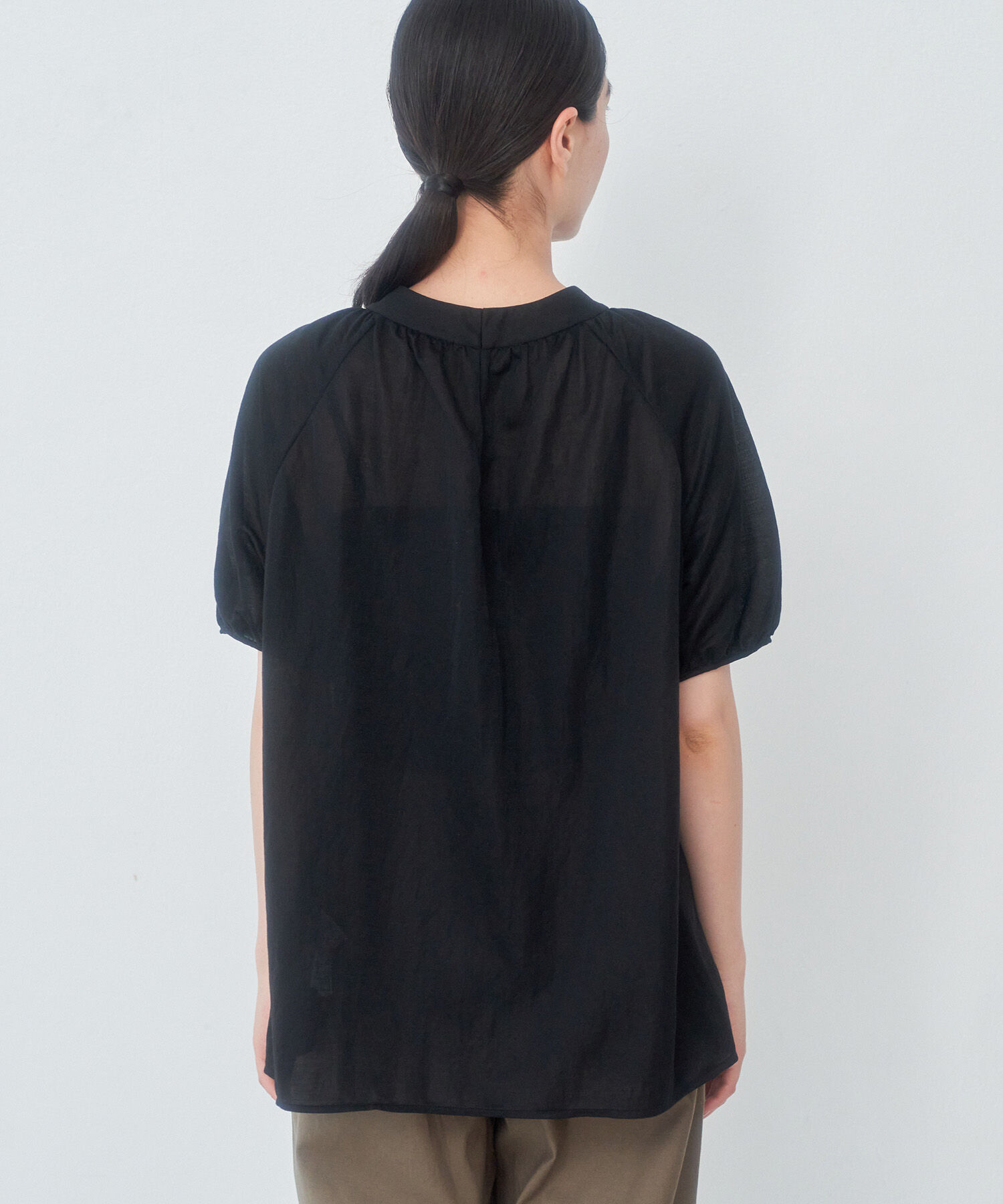 Rope&rsquo;Picnic「【emur】シアープチハイトップス」|シャツ・ブラウス|