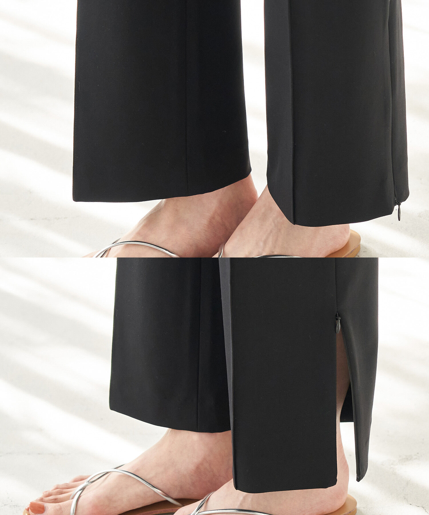 Rope&rsquo;Picnic「【ラク美】サイドジップピンタックパンツ」|その他|