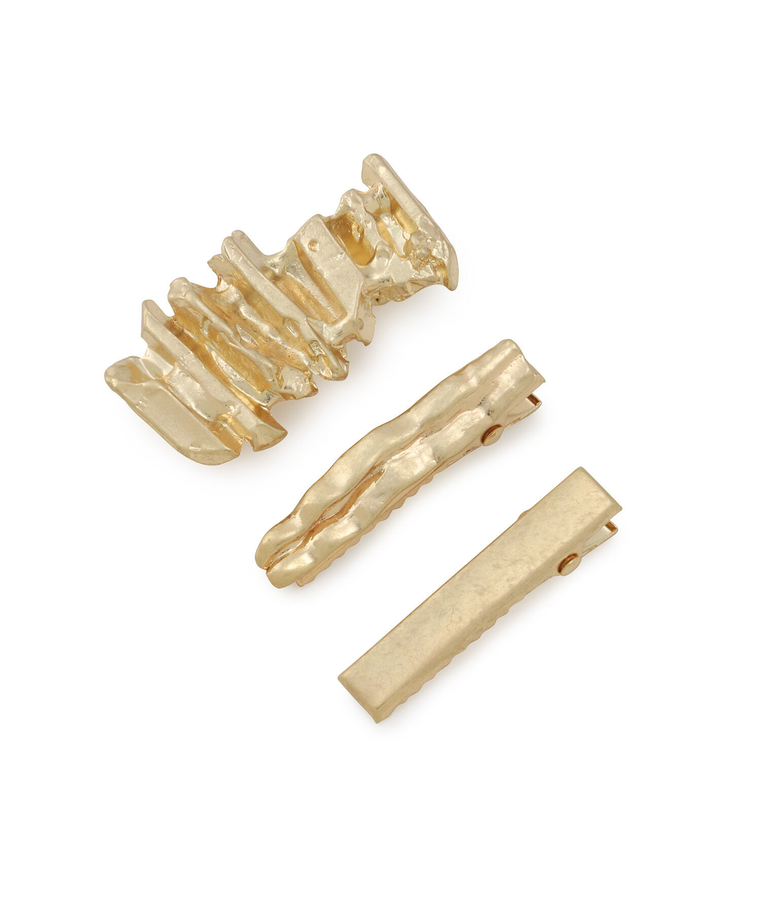 ROPE PICNIC PASSAGE「テクスチャーメタルミニクリップセット」|その他|ゴールド系(91)