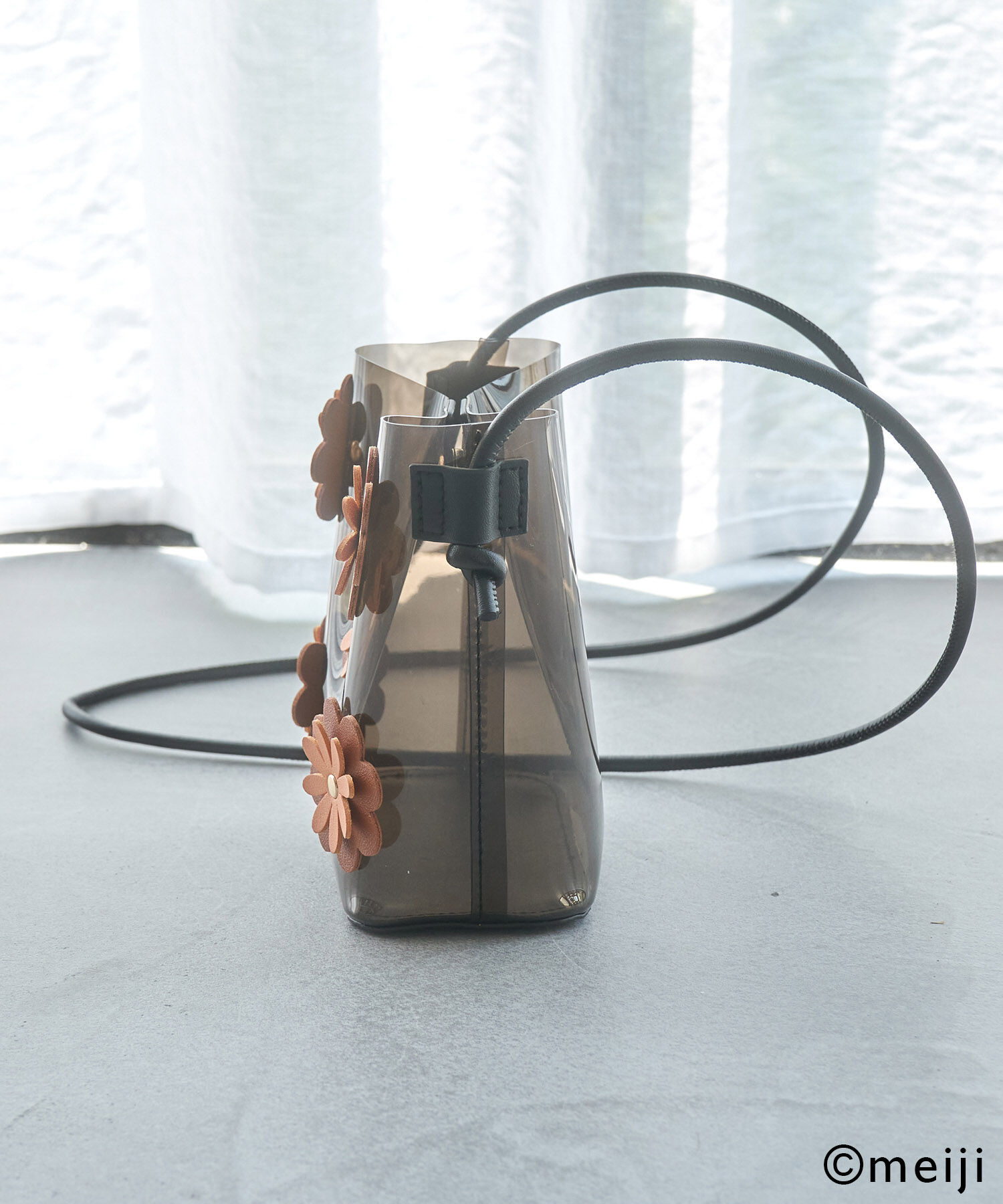 ROPE PICNIC PASSAGE「【CHELSEA&times;ROPE' PICNIC】ポーチ付きフラワークリアバッグ」|ショルダー・メッセンジャー|