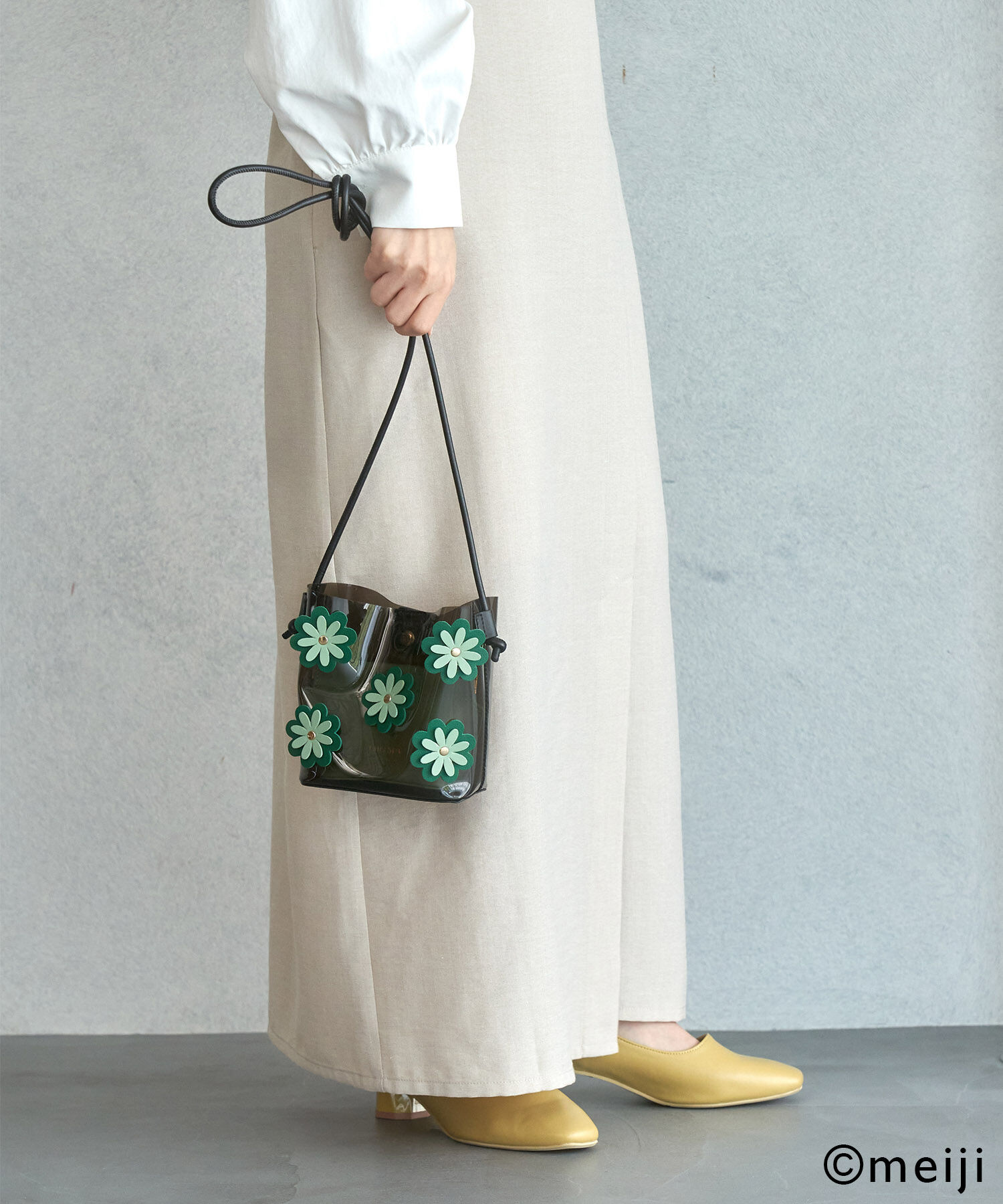 ROPE PICNIC PASSAGE「【CHELSEA&times;ROPE' PICNIC】ポーチ付きフラワークリアバッグ」|ショルダー・メッセンジャー|