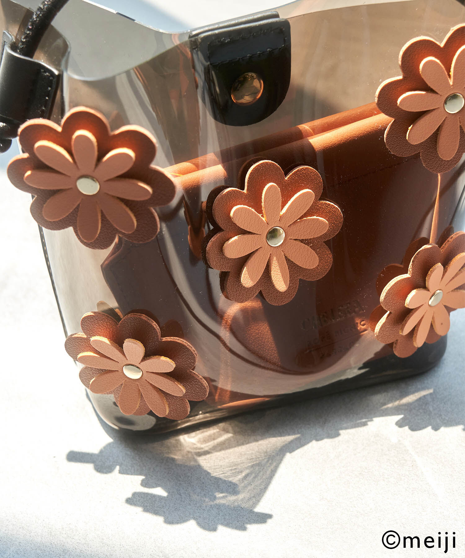 ROPE PICNIC PASSAGE「【CHELSEA&times;ROPE' PICNIC】ポーチ付きフラワークリアバッグ」|ショルダー・メッセンジャー|