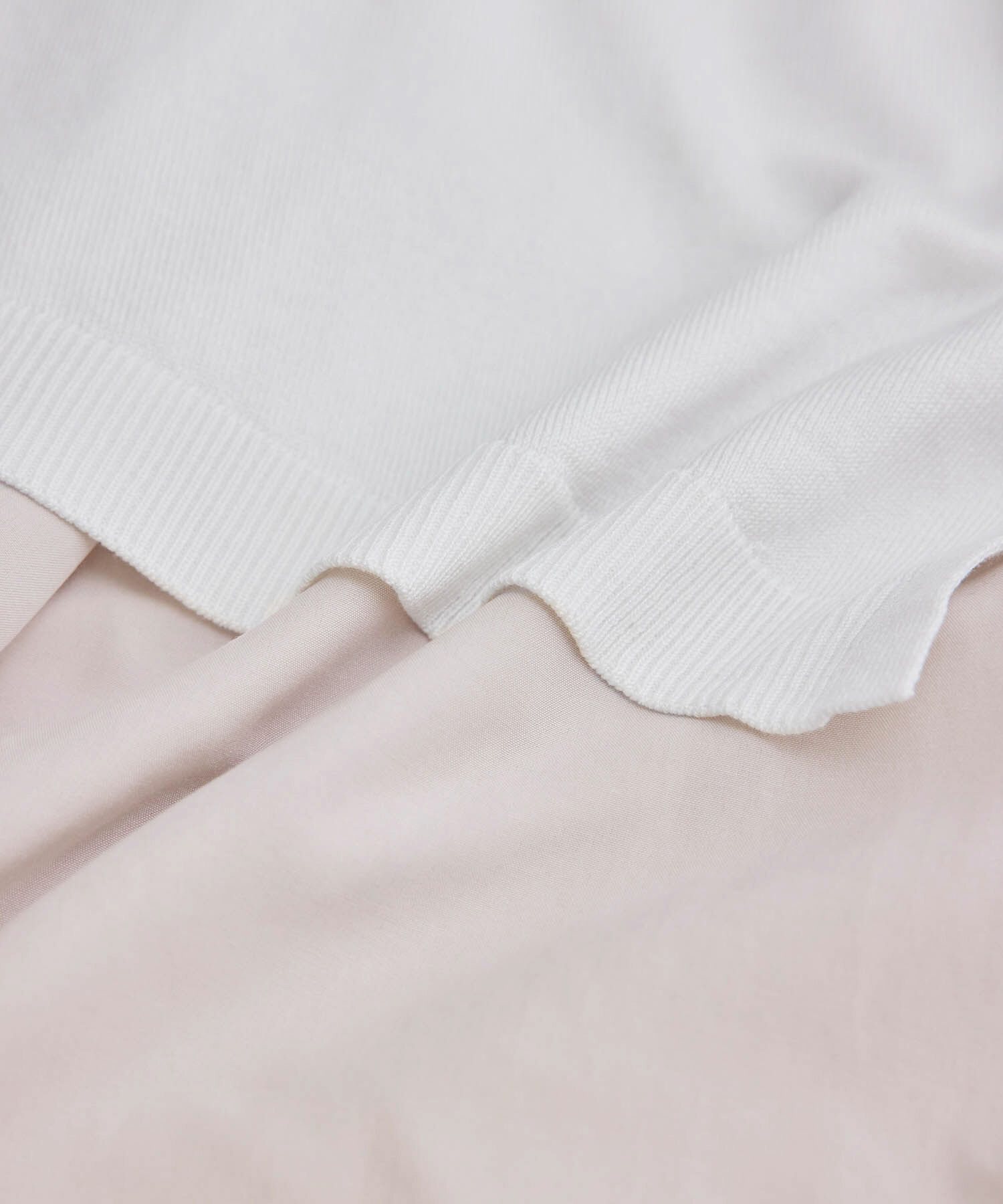 Rope&rsquo;Picnic「布帛レイヤードニットプルオーバー 」|ニット・セーター|