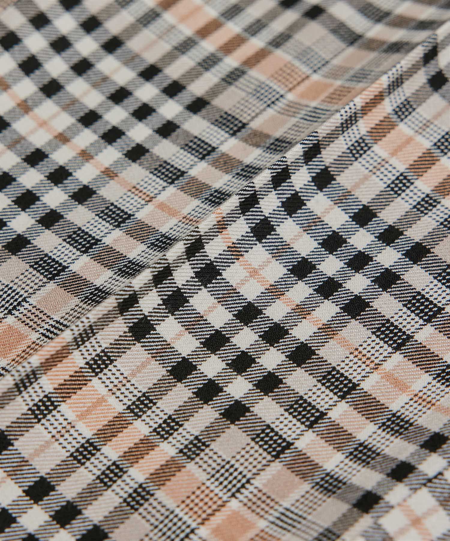 Rope&rsquo;Picnic「抗ピルアソートチェックギャバストレッチテーパードパンツ」|その他|