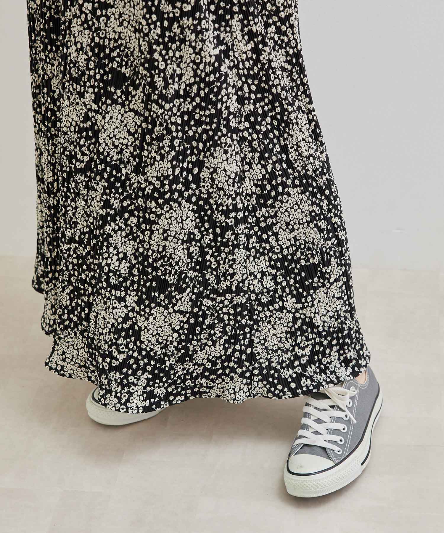 Rope&rsquo;Picnic「【WEB限定】小花柄プリーツスカート」|スカート|