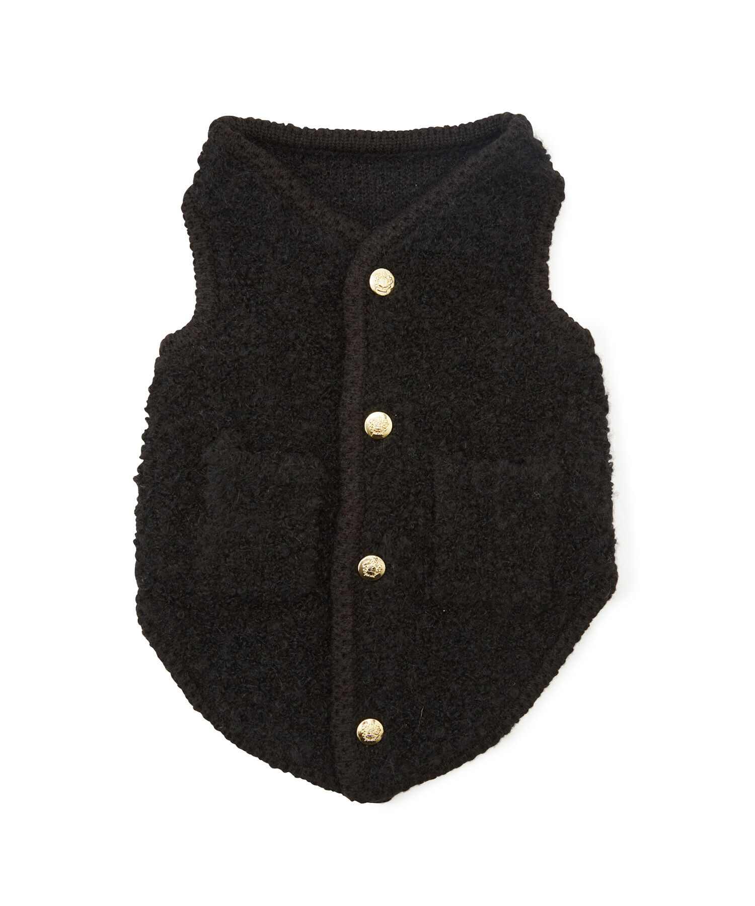 ROPE PICNIC PASSAGE「【DOG】ループ編みゴールドボタンニットベスト/リンクコーデ」|その他|