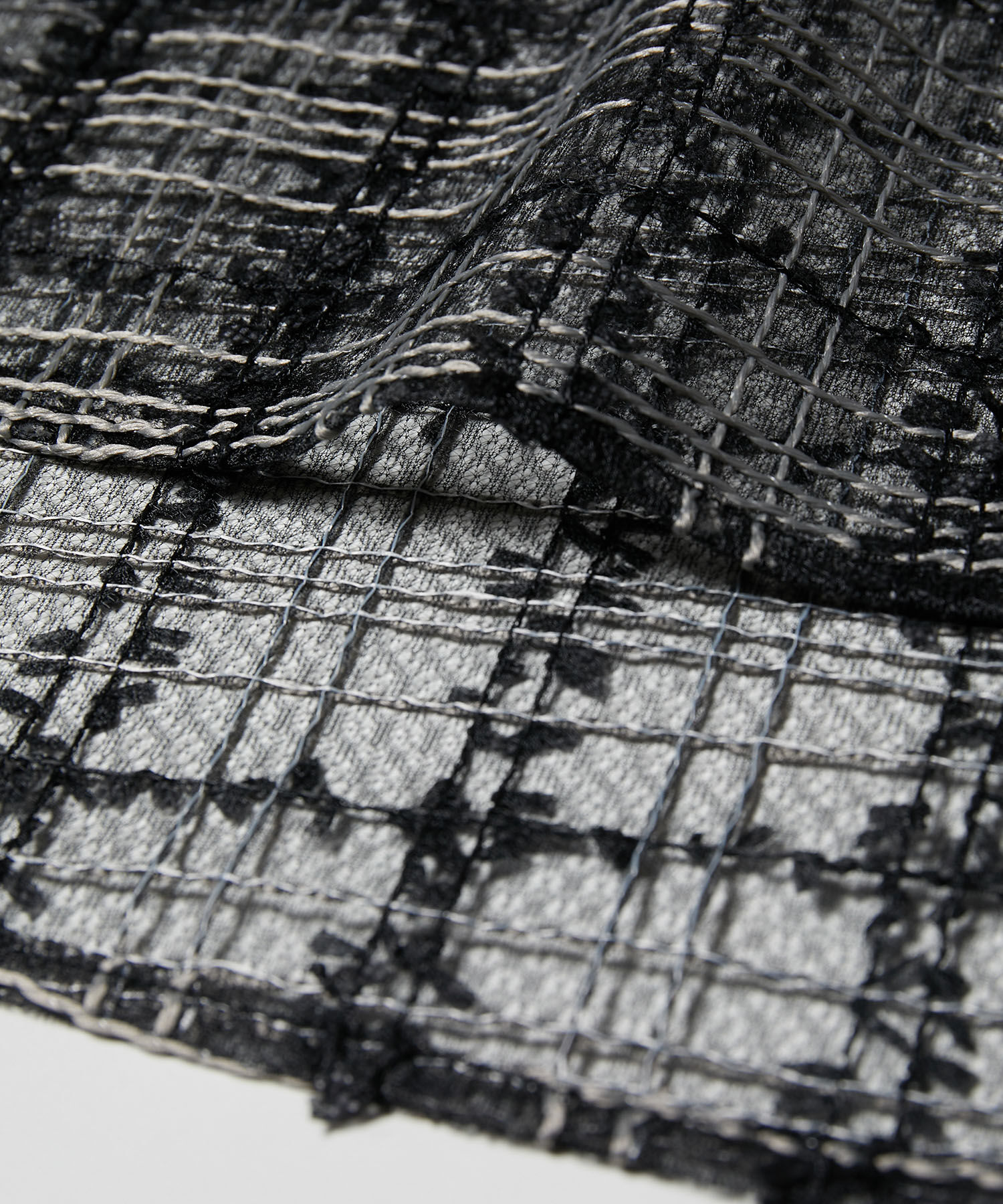 Rope&rsquo;Picnic「【emur/エミュール】チュールツイーディーチェックスカート」|スカート|