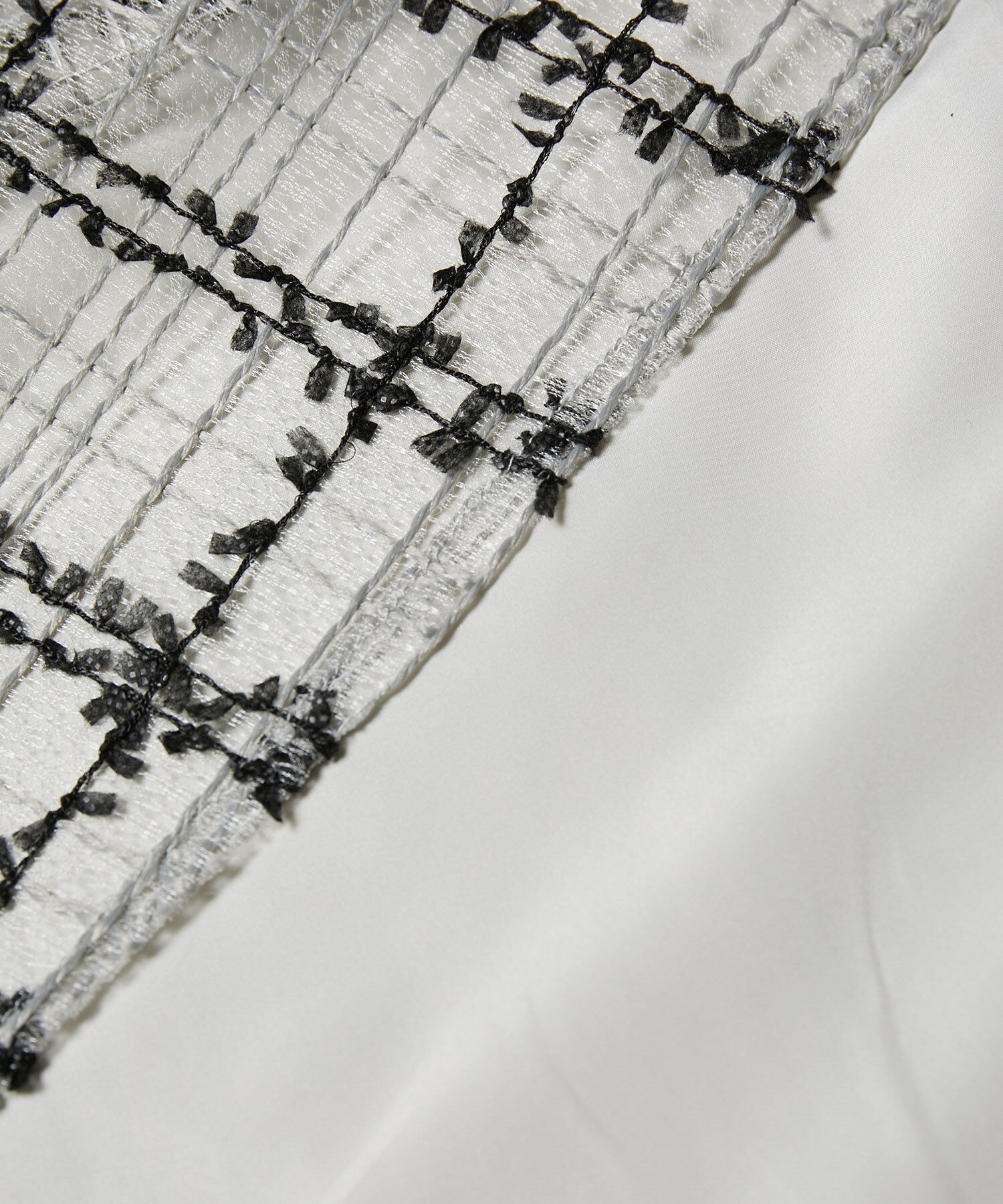 Rope&rsquo;Picnic「【emur/エミュール】チュールツイーディーチェックスカート」|スカート|