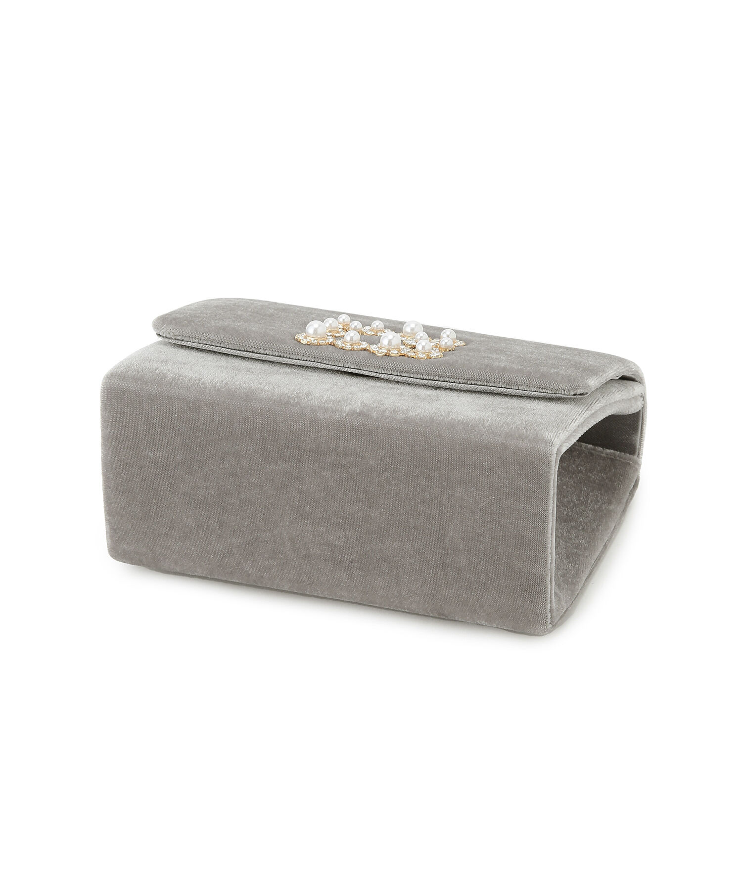 ROPE PICNIC PASSAGE「ビジューベロアクラッチ＆ショルダーバッグ」|ショルダー・メッセンジャー|