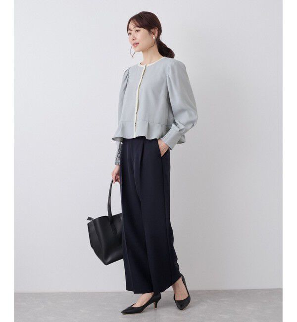 Rope&rsquo;Picnic「ジャケットみたいに着れるブラウス」|シャツ・ブラウス|