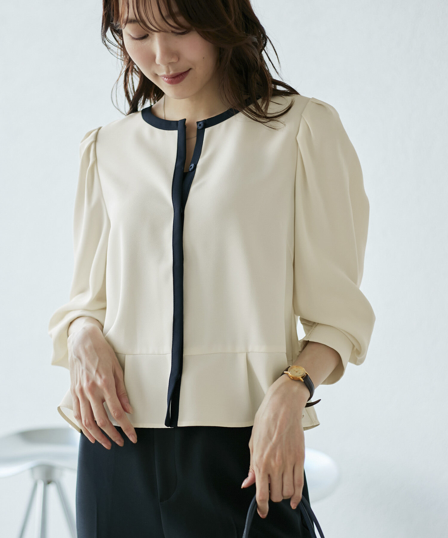 Rope&rsquo;Picnic「ジャケットみたいに着れるブラウス」|シャツ・ブラウス|