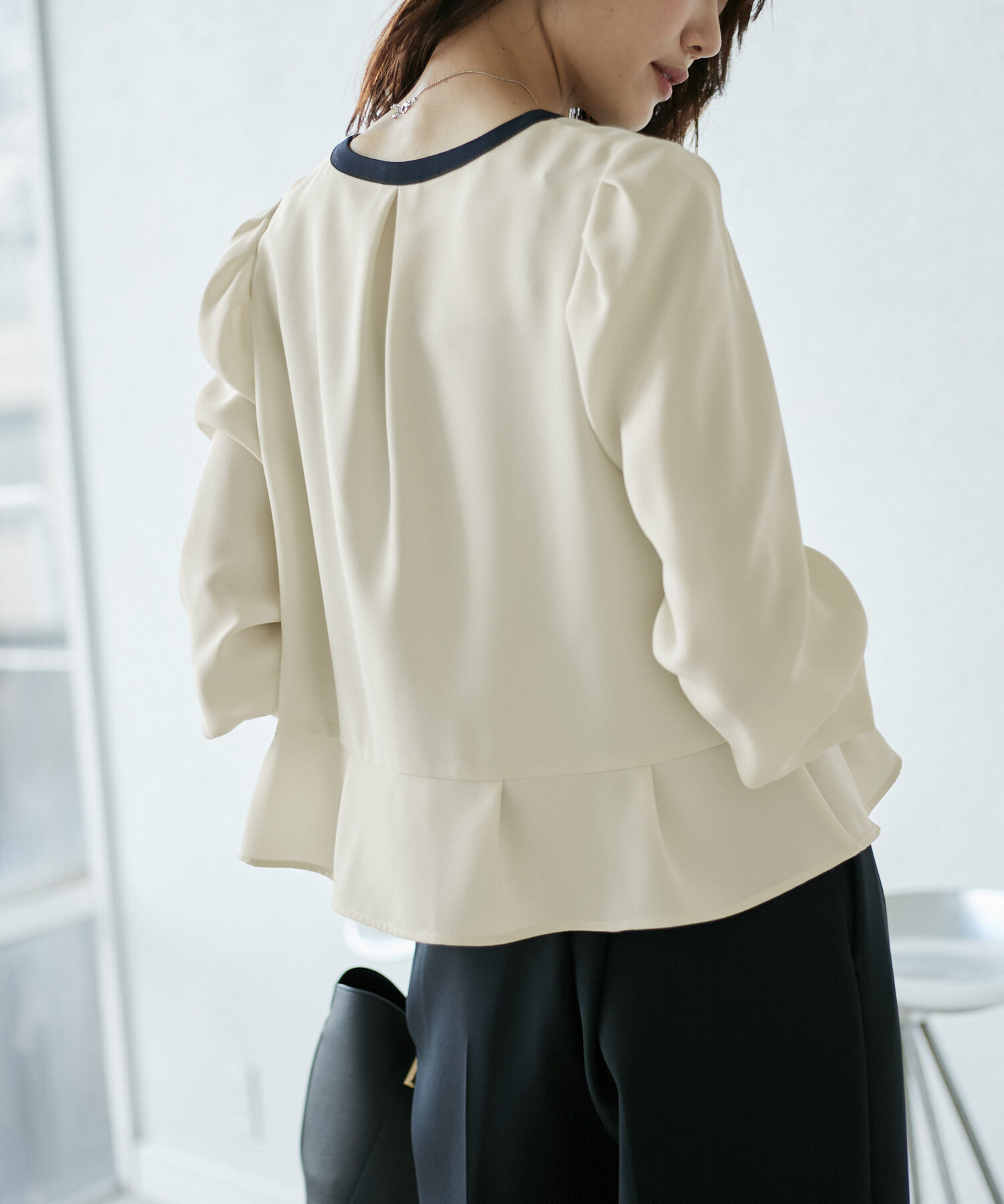 Rope&rsquo;Picnic「ジャケットみたいに着れるブラウス」|シャツ・ブラウス|