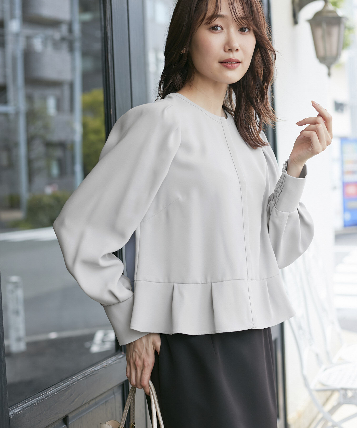 Rope&rsquo;Picnic「ジャケットみたいに着れるブラウス」|シャツ・ブラウス|