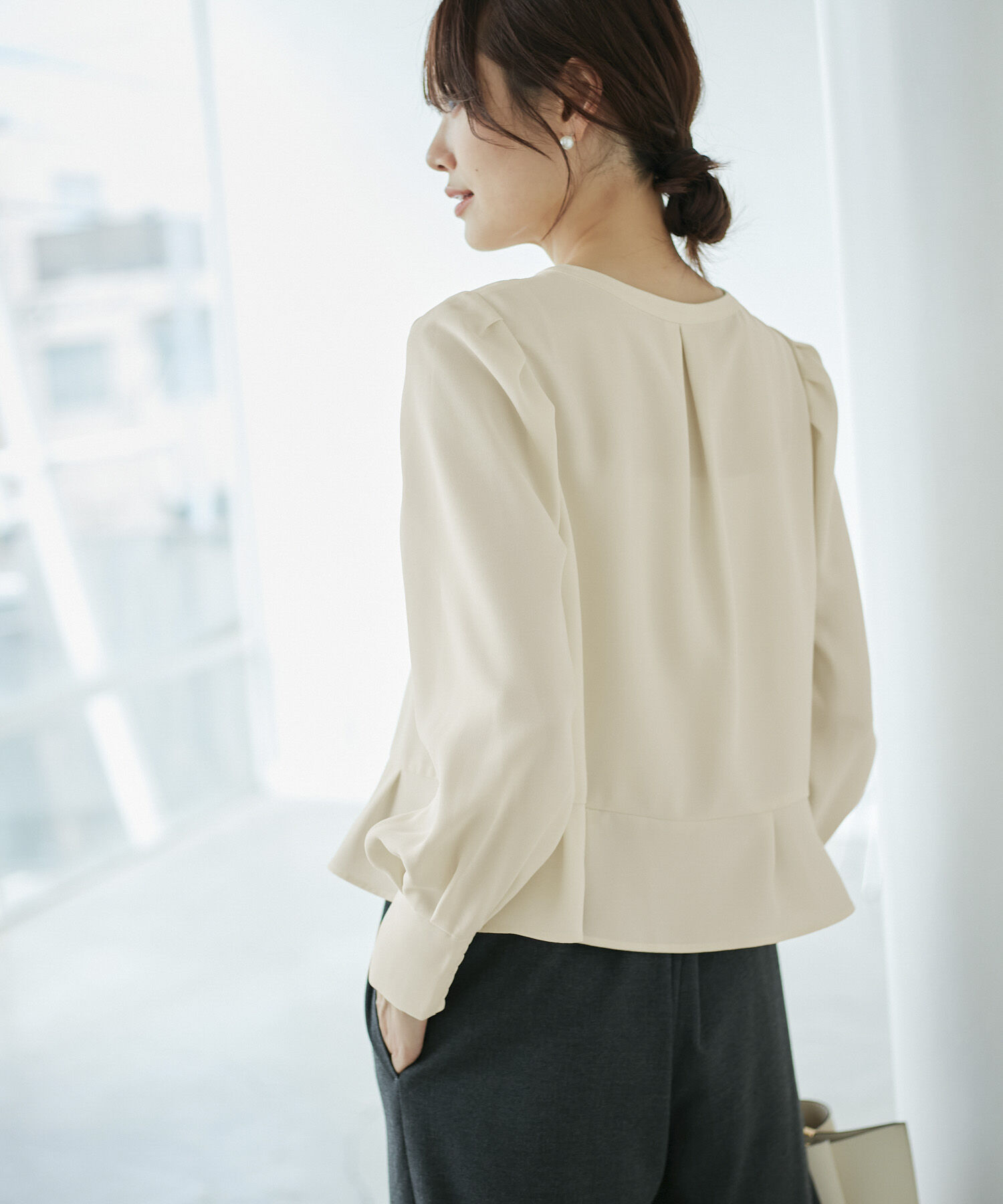 Rope&rsquo;Picnic「ジャケットみたいに着れるブラウス」|シャツ・ブラウス|