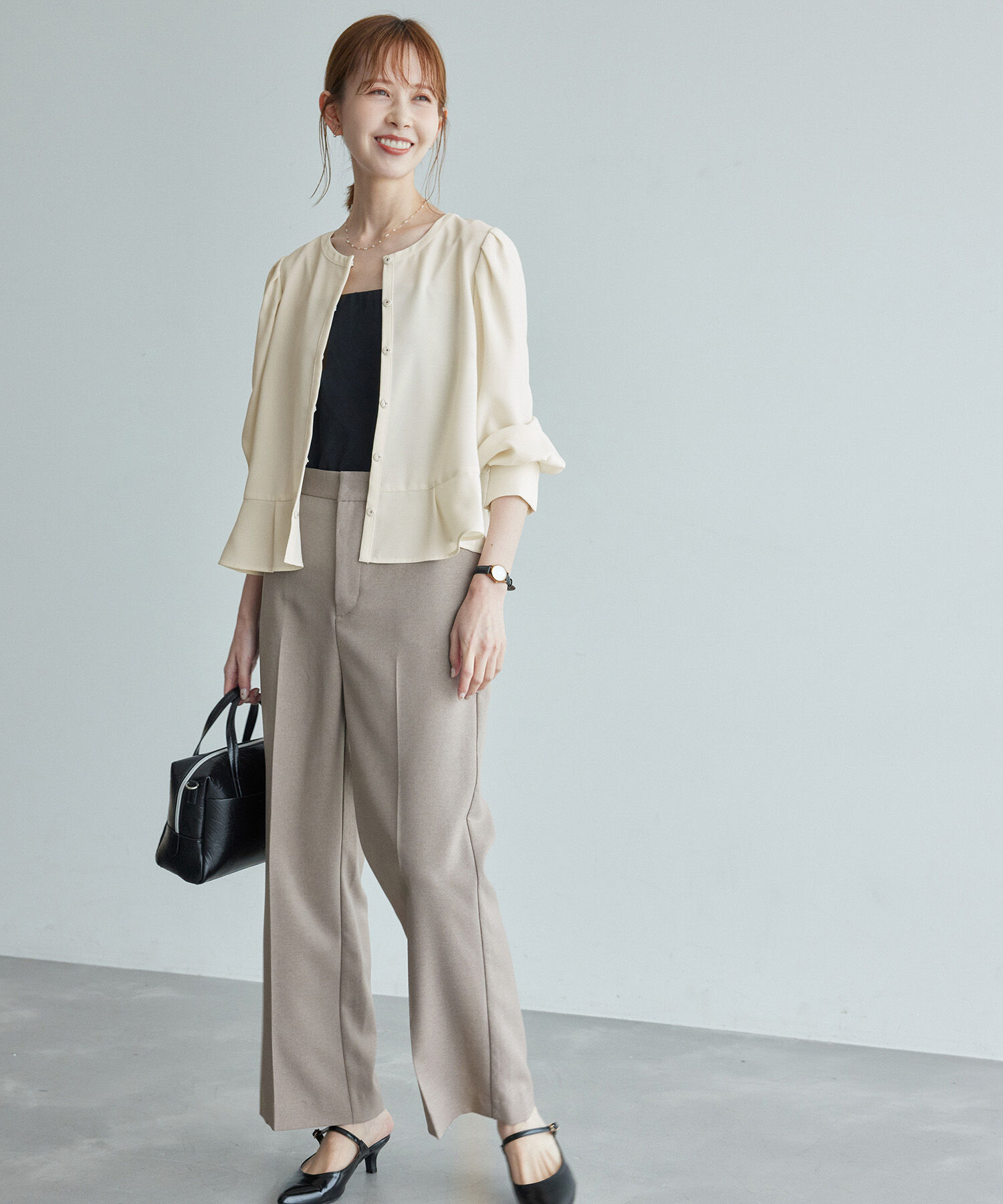 Rope&rsquo;Picnic「ジャケットみたいに着れるブラウス」|シャツ・ブラウス|