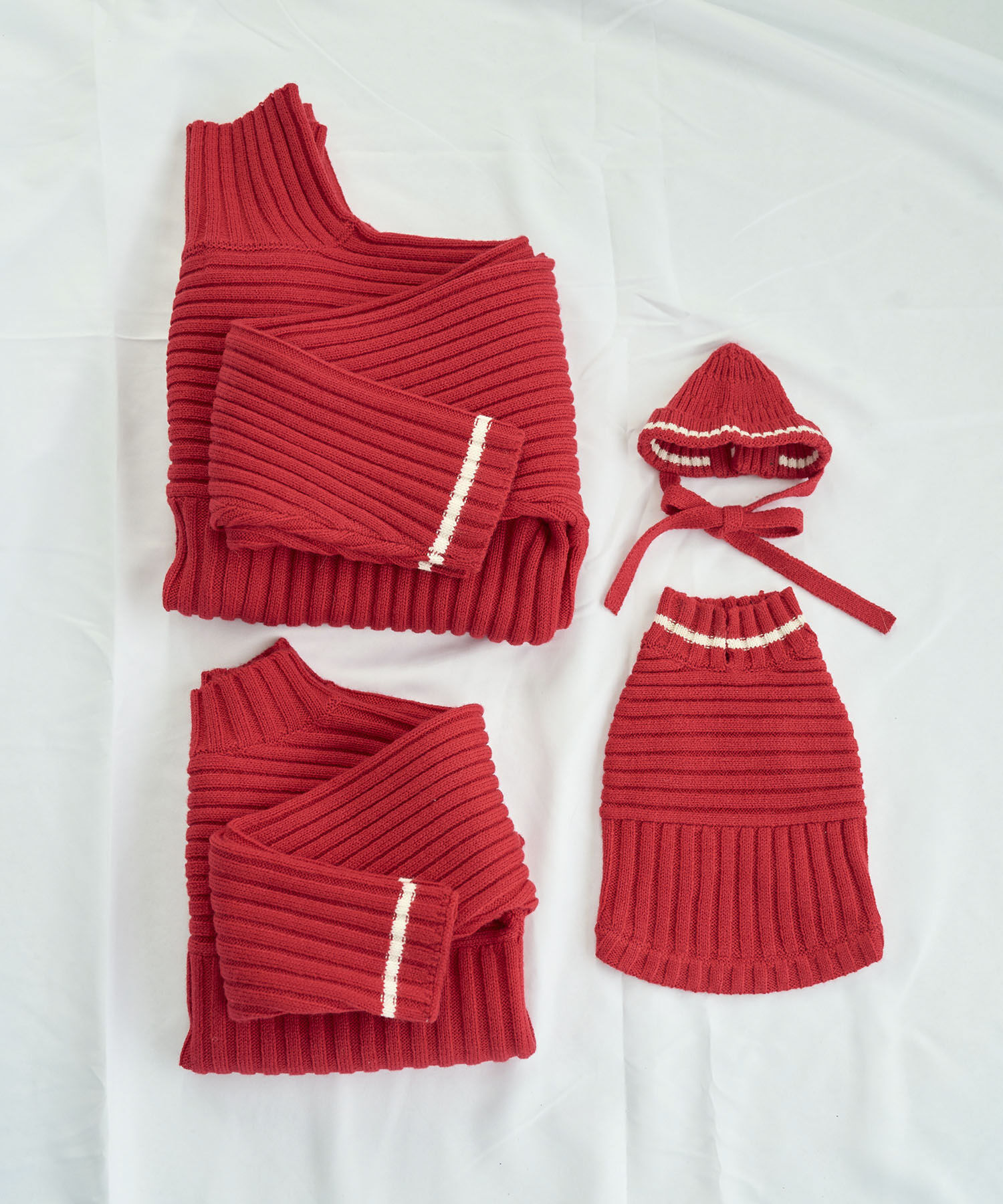 ROPE PICNIC PASSAGE「【DOG】リブ切り替えニットワッチ」|その他|