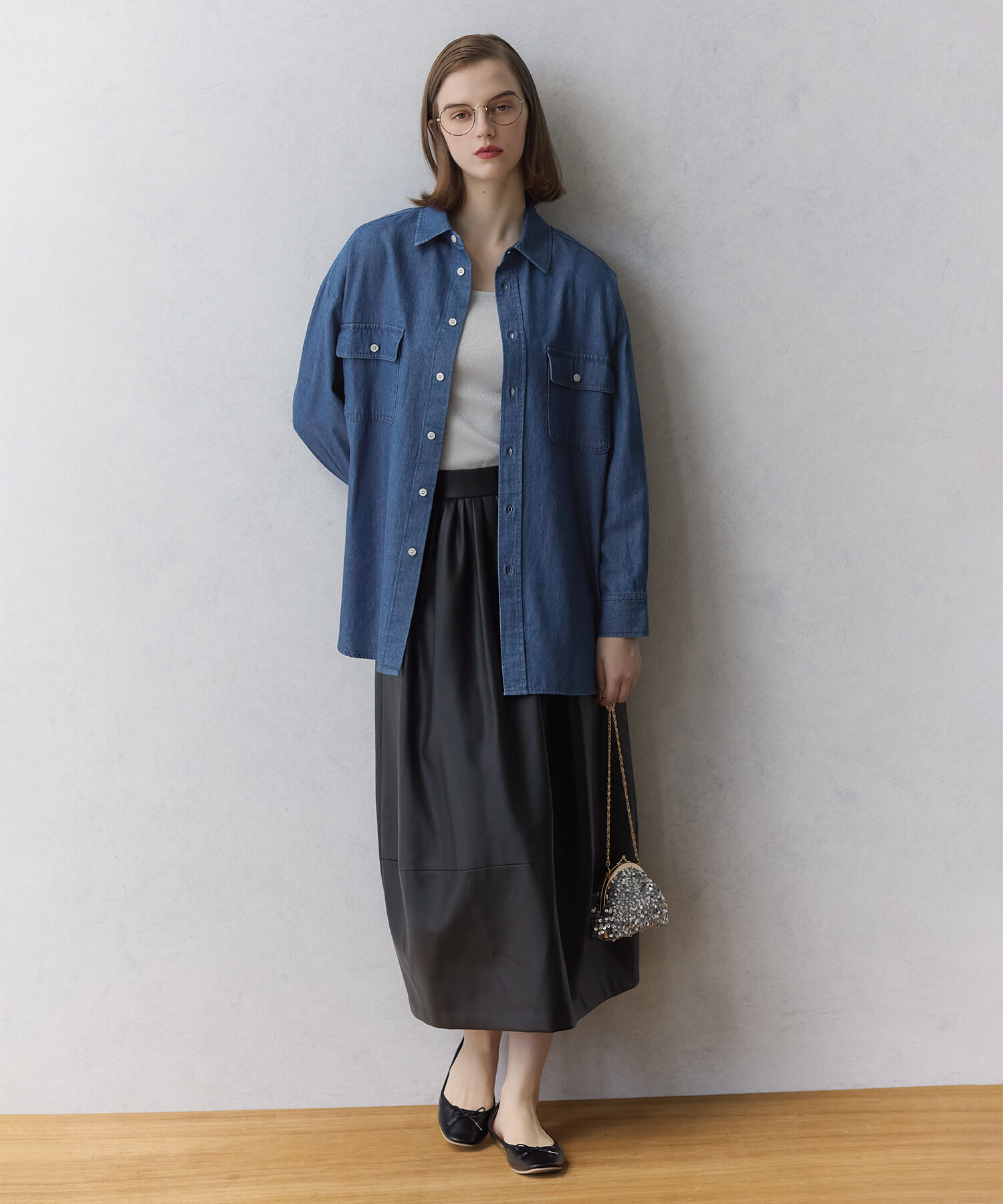 Rope&rsquo;Picnic「デニムシャツ」|シャツ・ブラウス|