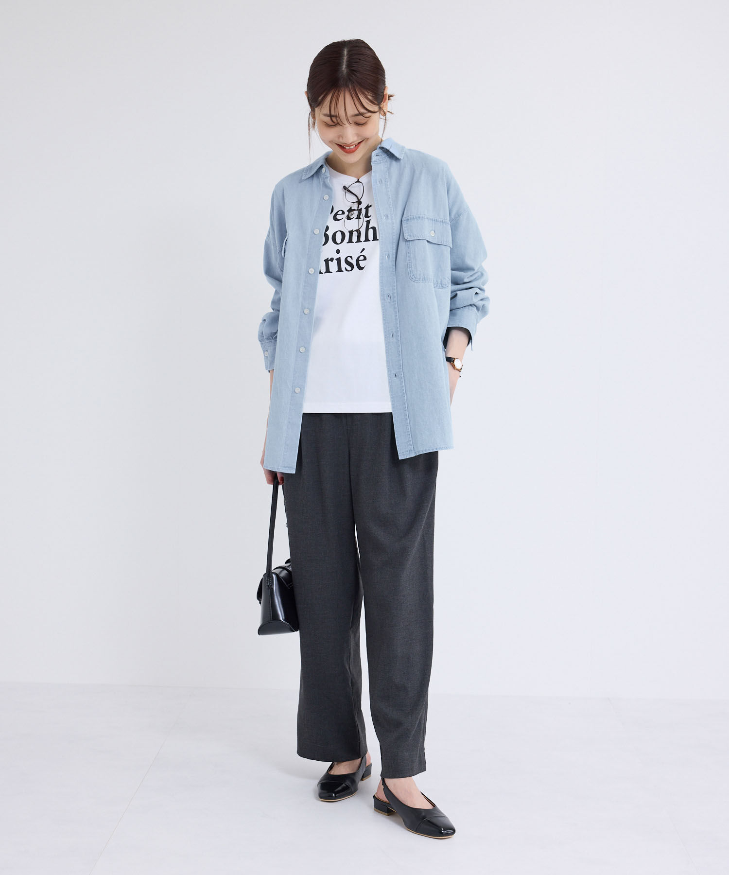 Rope&rsquo;Picnic「デニムシャツ」|シャツ・ブラウス|