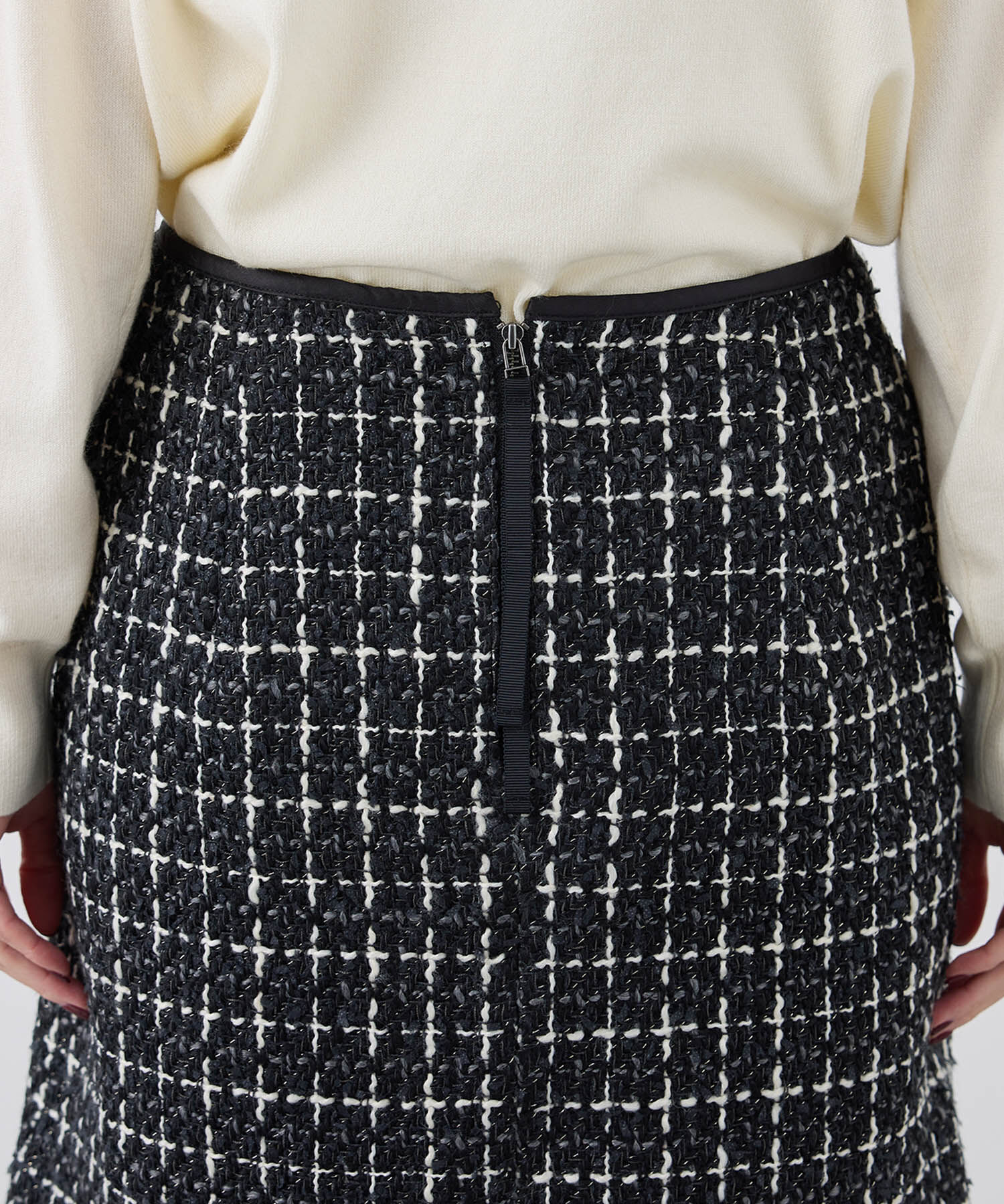 Rope&rsquo;Picnic「ツイードチェックミニスカート/セットアップ対応・リンクコーデ」|スカート|