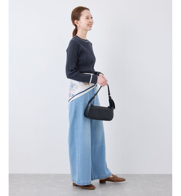 Rope&rsquo;Picnic「シルク混ワンポイントニットプルオーバー」|ニット・セーター|