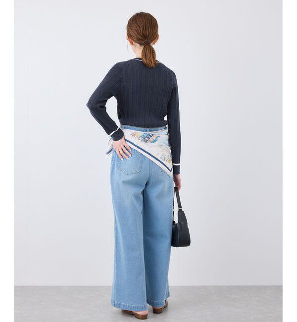 Rope&rsquo;Picnic「シルク混ワンポイントニットプルオーバー」|ニット・セーター|