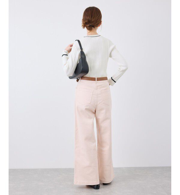 Rope&rsquo;Picnic「シルク混ワンポイントニットプルオーバー」|ニット・セーター|