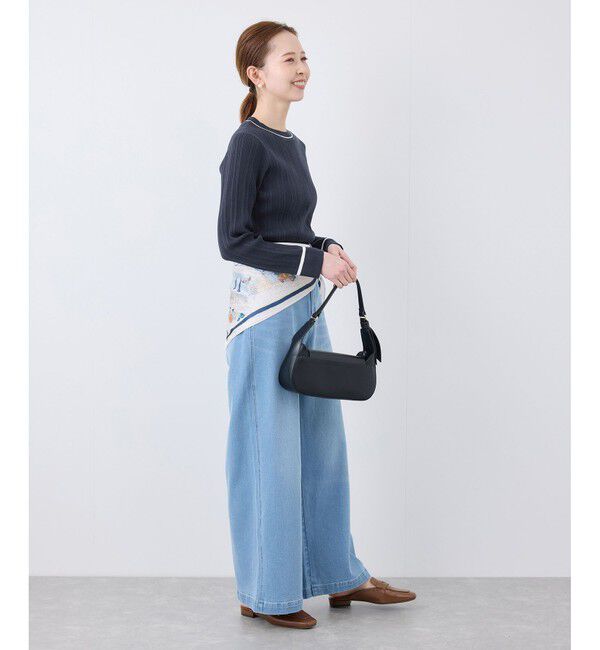 Rope&rsquo;Picnic「シルク混ワンポイントニットプルオーバー」|ニット・セーター|