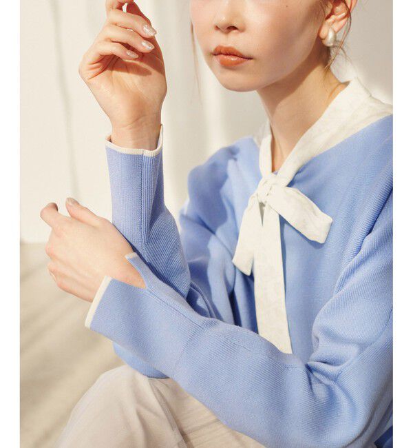 Rope&rsquo;Picnic「【YOKU MOKU/ヨックモック&times;ROPE' PICNIC】ビスキュイニット」|ニット・セーター|