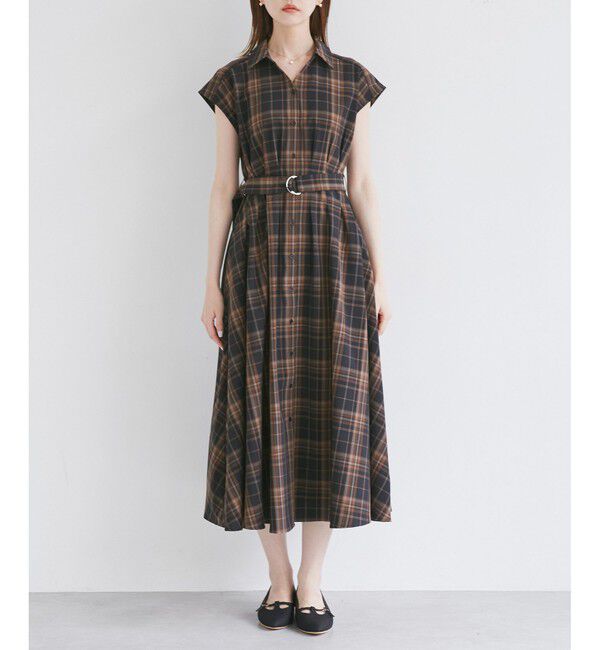 Rope&rsquo;Picnic「ウエストタックチェックアソートワンピース」|ワンピース|