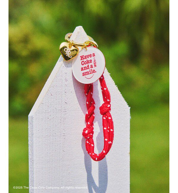 ROPE PICNIC PASSAGE「【Coca-Cola】リバーシブルプレートカスタムチャーム」|チャーム・キーホルダー|レッド(60)