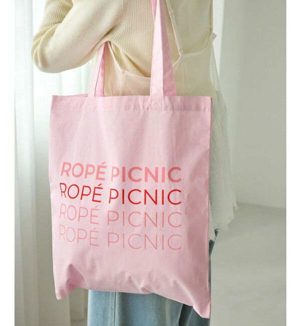 ROPE PICNIC PASSAGE「ロゴトートバッグ」|トートバッグ|ピンク(63)