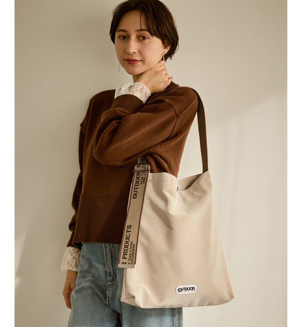 ROPE PICNIC PASSAGE「【OUTDOOR PRODUCTS/アウトドアプロダクツ別注】スウェード調2WAYトートバッグ」|トートバッグ|