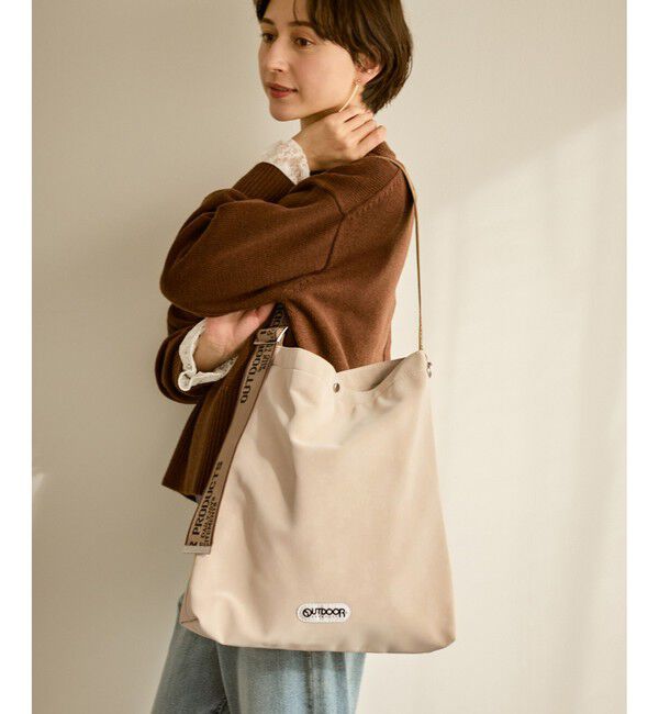 ROPE PICNIC PASSAGE「【OUTDOOR PRODUCTS/アウトドアプロダクツ別注】スウェード調2WAYトートバッグ」|トートバッグ|