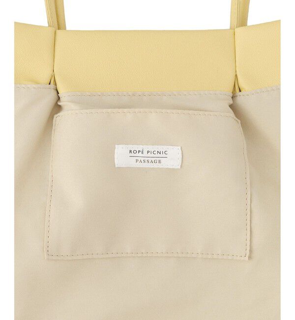 ROPE PICNIC PASSAGE「洗えるバッグ リボンディティールトートバッグ/イージーケア」|トートバッグ|