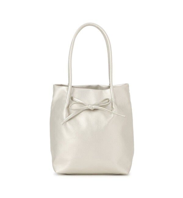 ROPE PICNIC PASSAGE「洗えるバッグ リボンディティールトートバッグ/イージーケア」|トートバッグ|