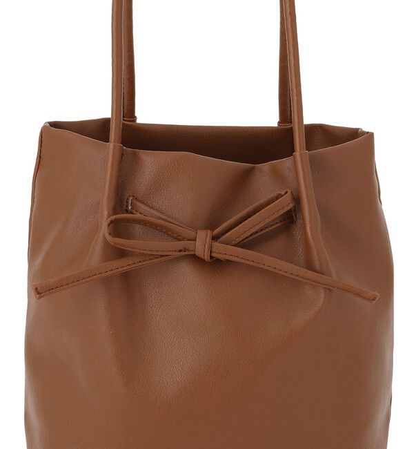 ROPE PICNIC PASSAGE「洗えるバッグ リボンディティールトートバッグ/イージーケア」|トートバッグ|