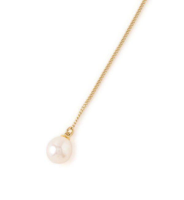 ROPE PICNIC PASSAGE「淡水パールトップショートY字ネックレス」|ネックレス|
