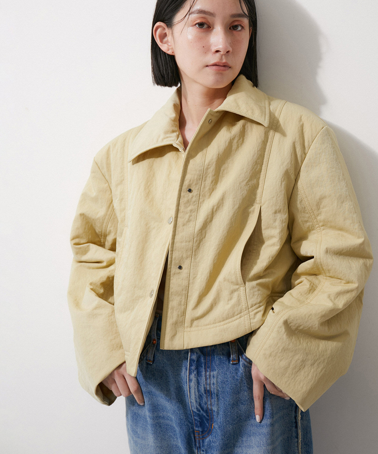 ADAM ET ROPE'「【環境配慮】ショートパディングジャケット」|その他|