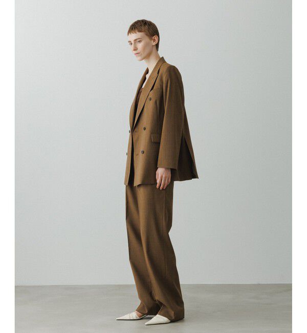 ADAM ET ROPE'「【EMOELLE】ベルテッドスラックス」|スラックス|