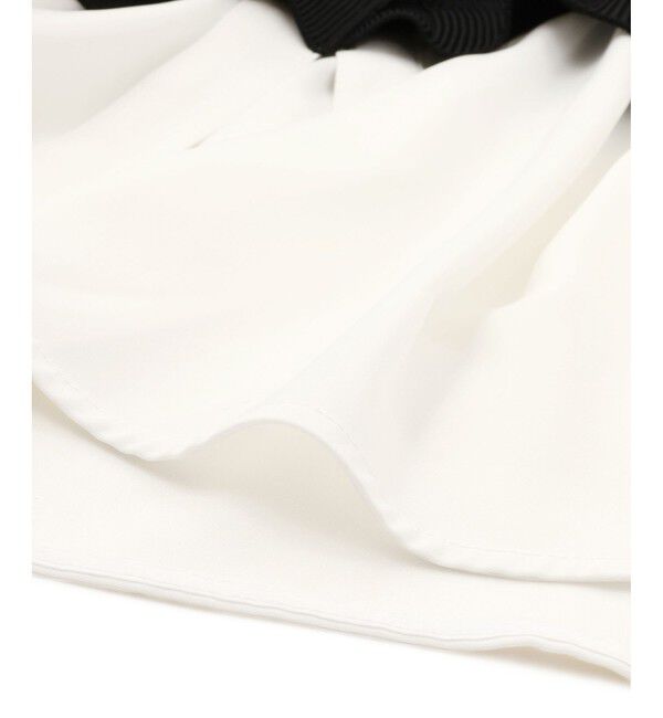 ADAM ET ROPE'「【サステナブル】フレアヘムシャツコンビカーディガン」|カーディガン|