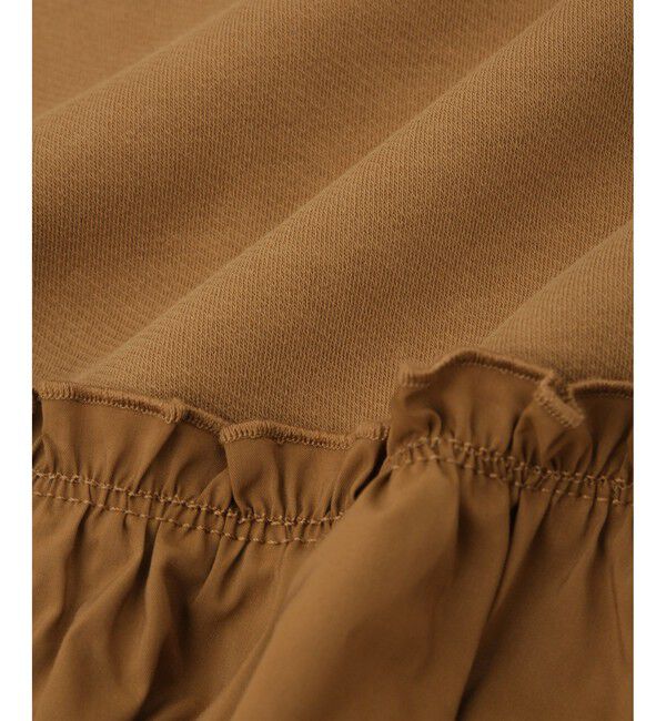 ADAM ET ROPE'「【WEB限定】ペプラムコンビプルオーバー」|Tシャツ・カットソー|