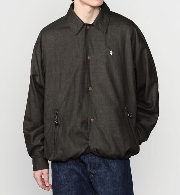 GYMPHLEX「Gymphlex | ウールライクツイル ジャケット BROWN MEN」|テーラードジャケット|