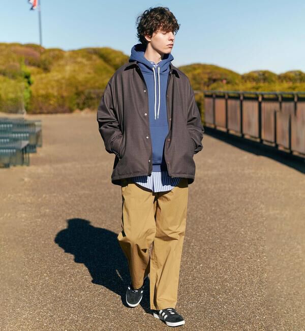 GYMPHLEX「Gymphlex | ウールライクツイル ジャケット BROWN MEN」|テーラードジャケット|