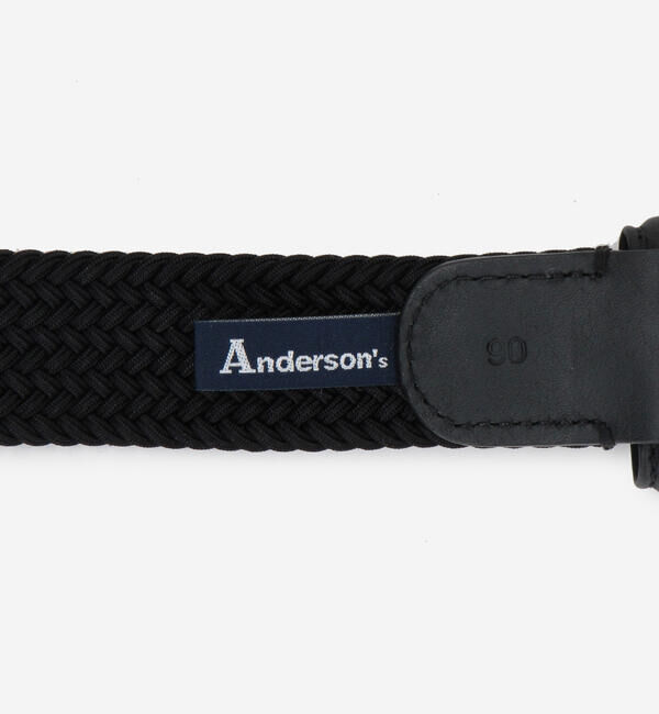  「Anderson's | ラバー メッシュベルト」|ベルト|