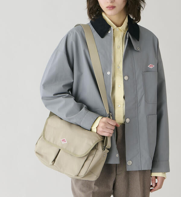 DANTON「DANTON | キャンバスショルダーバッグ OBERKAMPF UNISEX」|ショルダー・メッセンジャー|BEIGE