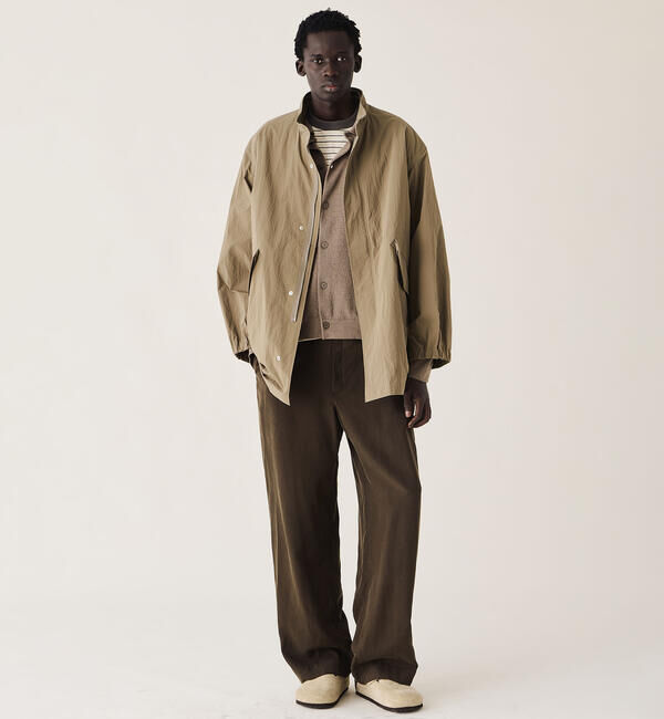 ORCIVAL「ORCIVAL | ペーパーライクナイロン スタンドカラージャケット MEN」|テーラードジャケット|