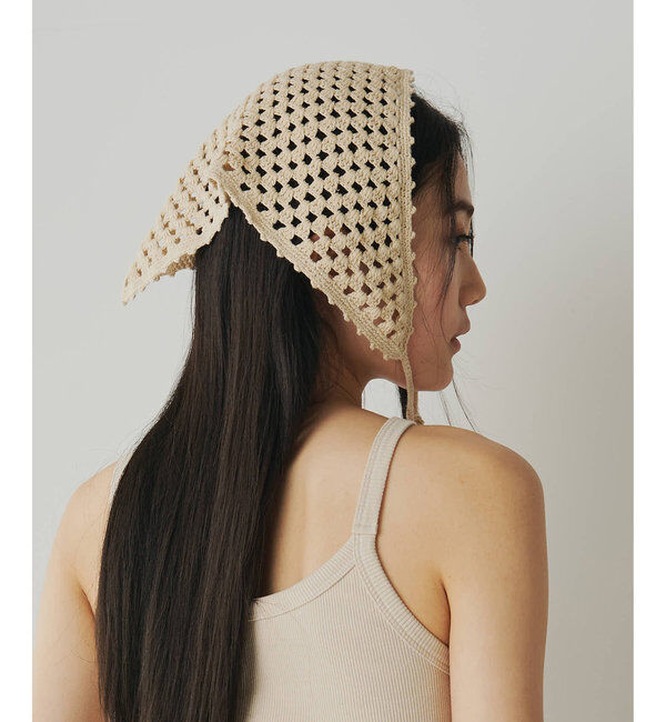  「【THROW】Crochet Scarf」|マフラー|